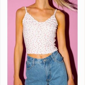 brandy floral nicolette tank